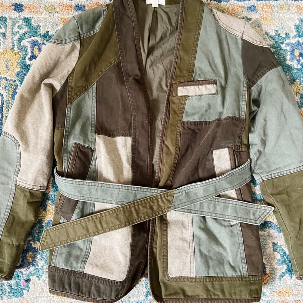 Urban outfitters patched light jacket